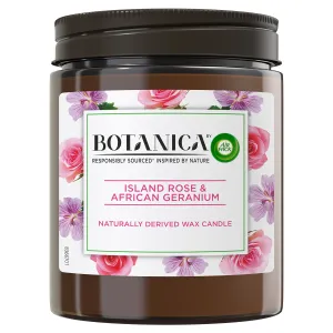 Air Wick Candela profumata Botanica Rosa esotica e geranio africano 205 g