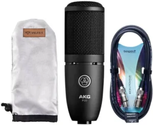AKG P120+ Recording Microphone SET Microfono a Condensatore da Studio