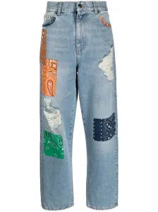 ALANUI - Jeans Con Patchwork In Denim #1968684