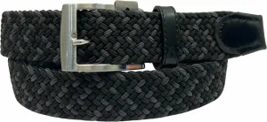 Alberto Gürtel Multicolor Braided Belt Black/Grey 85
