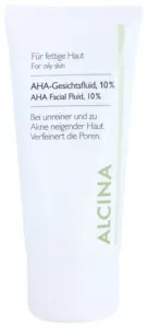 Alcina Fluido viso con acidi AHA 10% (AHA Facial Fluid, 10%) 50 ml