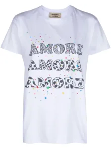 ALESSANDRO ENRIQUEZ - T-shirt Amore In Cotone #2648632