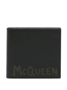 ALEXANDER MCQUEEN - Portafoglio In Pelle Con Logo #3002087