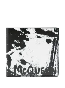 ALEXANDER MCQUEEN - Portafoglio In Pelle Con Logo #3093660