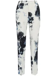 ALEXANDER MCQUEEN - Pantalone In Cady Stampato