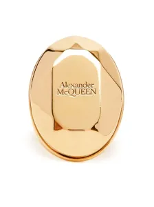 ALEXANDER MCQUEEN - Anello Stone Con Logo #2289009