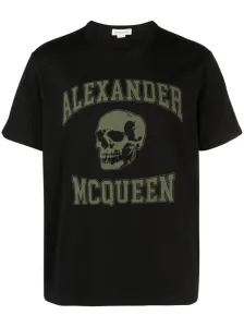 ALEXANDER MCQUEEN - T-shirt In Cotone Organico Con Logo #3001518