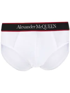 ALEXANDER MCQUEEN - Slip In Cotone Con Logo #1697317