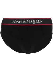 ALEXANDER MCQUEEN - Slip In Cotone Con Logo #1697328