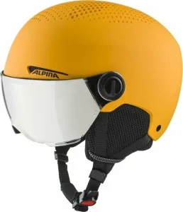 Alpina Zupo Visor Q-Lite Junior Ski helmet Burned/Yellow Matt M Casco da sci