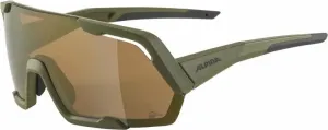 Alpina Rocket Q-Lite Olive Matt/Bronce Occhiali da ciclismo