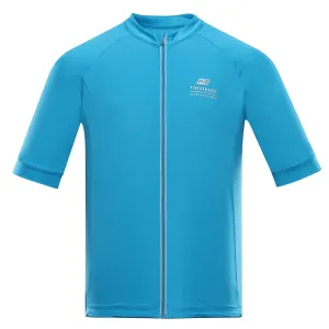 Men's cycling jersey ALPINE PRO SAGEN neon atomic blue #1850412