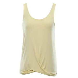 Women's cotton tank top ALPINE PRO FILIPA 2 mellow yellow variant ps #807094