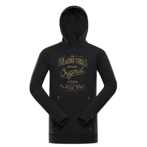 Men's cotton sweatshirt ALPINE PRO KYTOR black