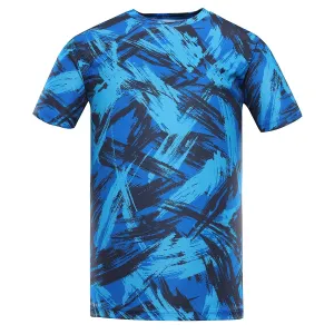 Men's functional T-shirt ALPINE PRO QUATR neon atomic blue variant PE #1993261