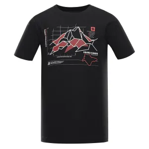 Men's quick-drying T-shirt ALPINE PRO DAFOT black variant pa