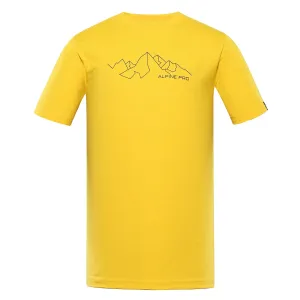 Men's quick-drying T-shirt ALPINE PRO MONEN spectra yellow variant pb