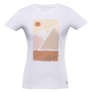 Women's cotton T-shirt ALPINE PRO GARIMA white variant pa #2839885