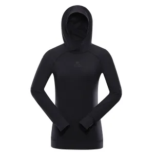Women's quick-drying sweatshirt ALPINE PRO LIGHTA black