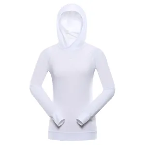 Women's quick-drying sweatshirt ALPINE PRO LIGHTA white #1900069