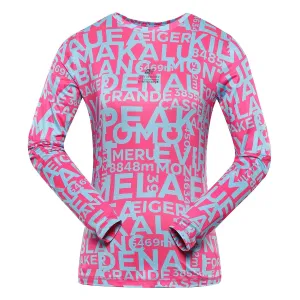 Women's quick-drying T-shirt ALPINE PRO LOUSA pink glo variant pb #2928841
