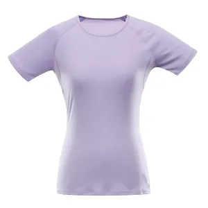 Women's quick-drying T-shirt with cool-dry ALPINE PRO PANTHERA pastel lilac #1725642