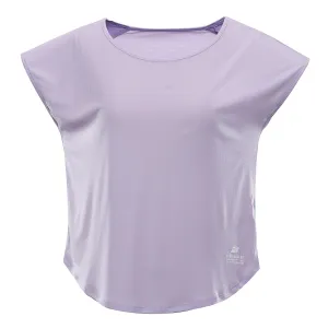 Women's quick-drying top ALPINE PRO BREATHA pastel lilac