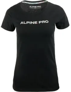 Women's T-shirt ALPINE PRO GABORA black #2000152