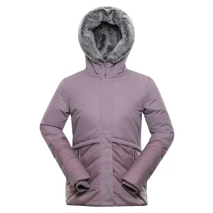 Ladies jacket with membrane ALPINE PRO GABRIELLA 4 quail