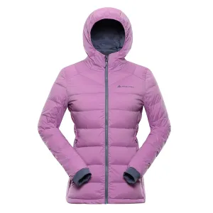 Women's down jacket ALPINE PRO JASIEL violet #2191723