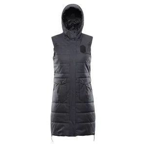 Women's vest with ptx membrane ALPINE PRO HARDA dk.true gray #2854148