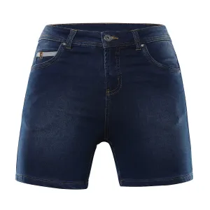 Women's denim shorts ALPINE PRO THASA MOOD INDIGO #1530453