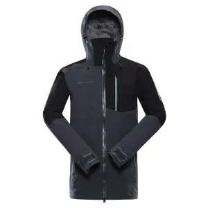 Men's jacket with ptx membrane ALPINE PRO GOR black