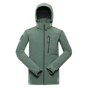 Men's softshell jacket ALPINE PRO HOOR loden frost