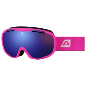 Ski goggles anti-fog ALPINE PRO KEIRE fuchsia