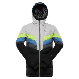 Men's down ski jacket with ptx membrane ALPINE PRO FEEDR black