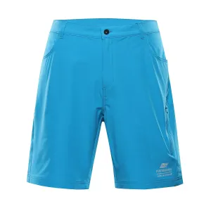 Men's softshell shorts ALPINE PRO COL neon atomic blue #2847943