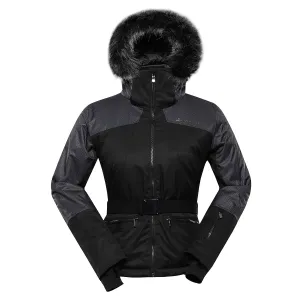 Women's ski jacket with ptx membrane ALPINE PRO OLADA black variant pa #2940448