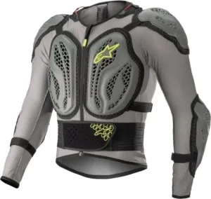 Alpinestars Protettore del corpo Bionic Action V2 Protection Jacket Gray/Black/Yellow Fluo 2XL