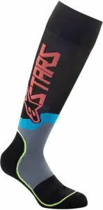 Alpinestars Calzini MX Plus-2 Socks Black/Yellow Fluorescent/Coral M
