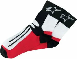 Alpinestars Calzini Racing Road Socks Short Black/Red/White S/M