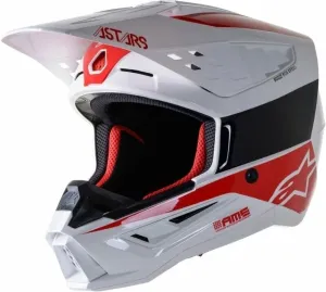 Alpinestars S-M5 Bond Helmet White/Red Glossy M Casco
