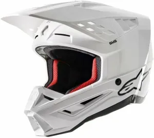 Alpinestars S-M5 Solid Helmet White Glossy M Casco