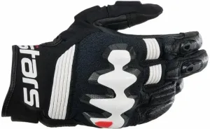 Alpinestars Halo Leather Gloves Black/White 2XL Guanti da moto