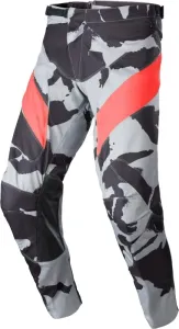 Alpinestars Racer Tactical Pants Gray/Camo/Mars Red 30 Motocross pantaloni