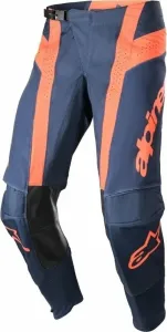 Alpinestars Techstar Arch Pants Night Navy/Hot Orange 30 Motocross pantaloni