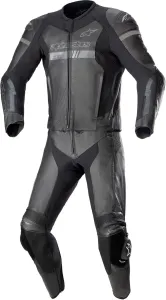 Alpinestars GP Force Chaser Leather Suit 2 Pc Black/Black 50 Tuta da moto divisible
