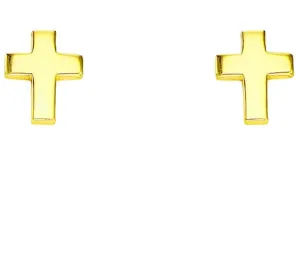 Amen ElegantEleganti orecchini placcati oro a forma di croci Cross ORCROG