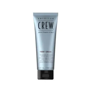 American Crew Crema per capelli con lucentezza naturale e fissaggio medio (Fiber Cream) 100 ml