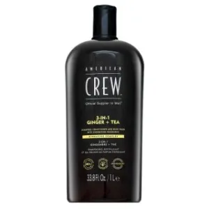 American Crew 3-in-1 Ginger + Tea shampoo, balsamo e gel doccia 1000 ml